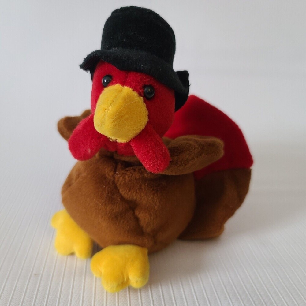 Gibson Greetings 6" Mr. Gobbles Turkey Bean Bag Plush Stuffed Animal Toy